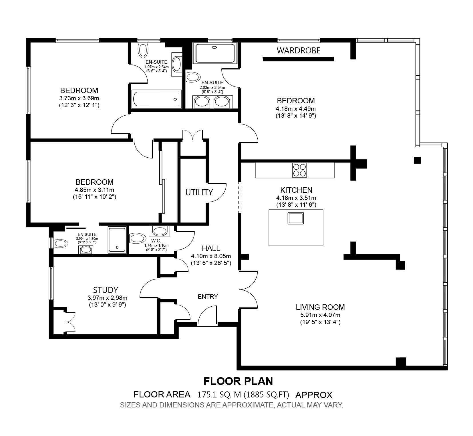 Corfu, 14 Chaddesley Glen Canford Cliffs Poole floorplan
