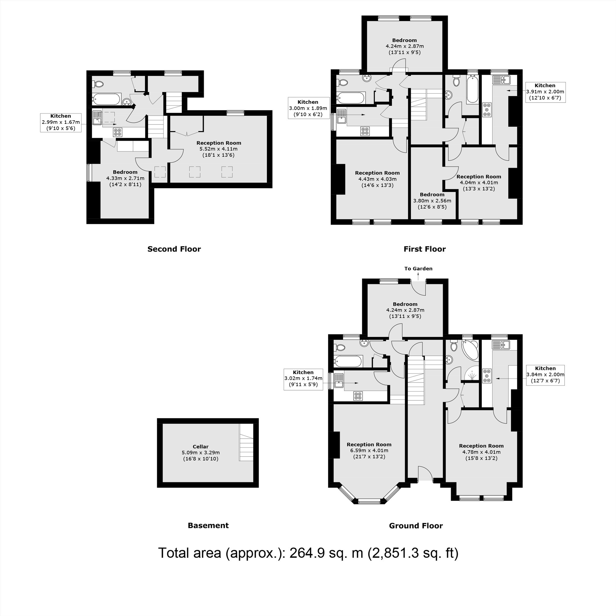Crescent Way, London floorplan