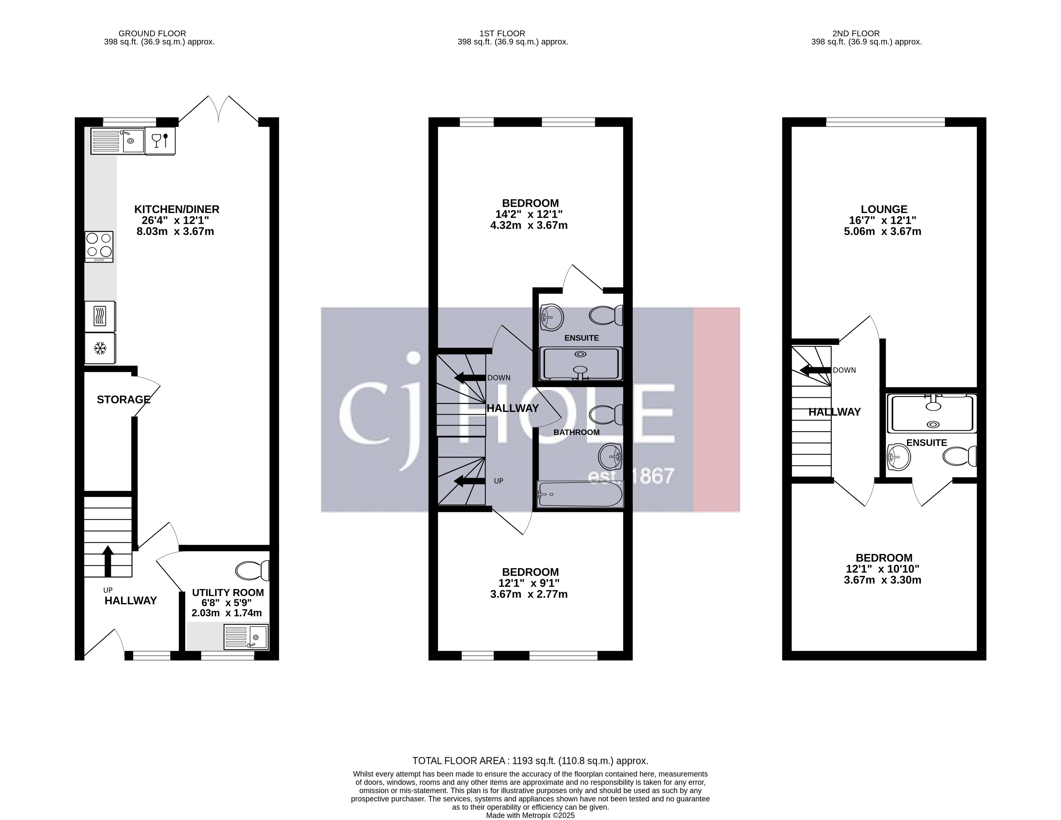 123, Jacob Street, Bristol floorplan