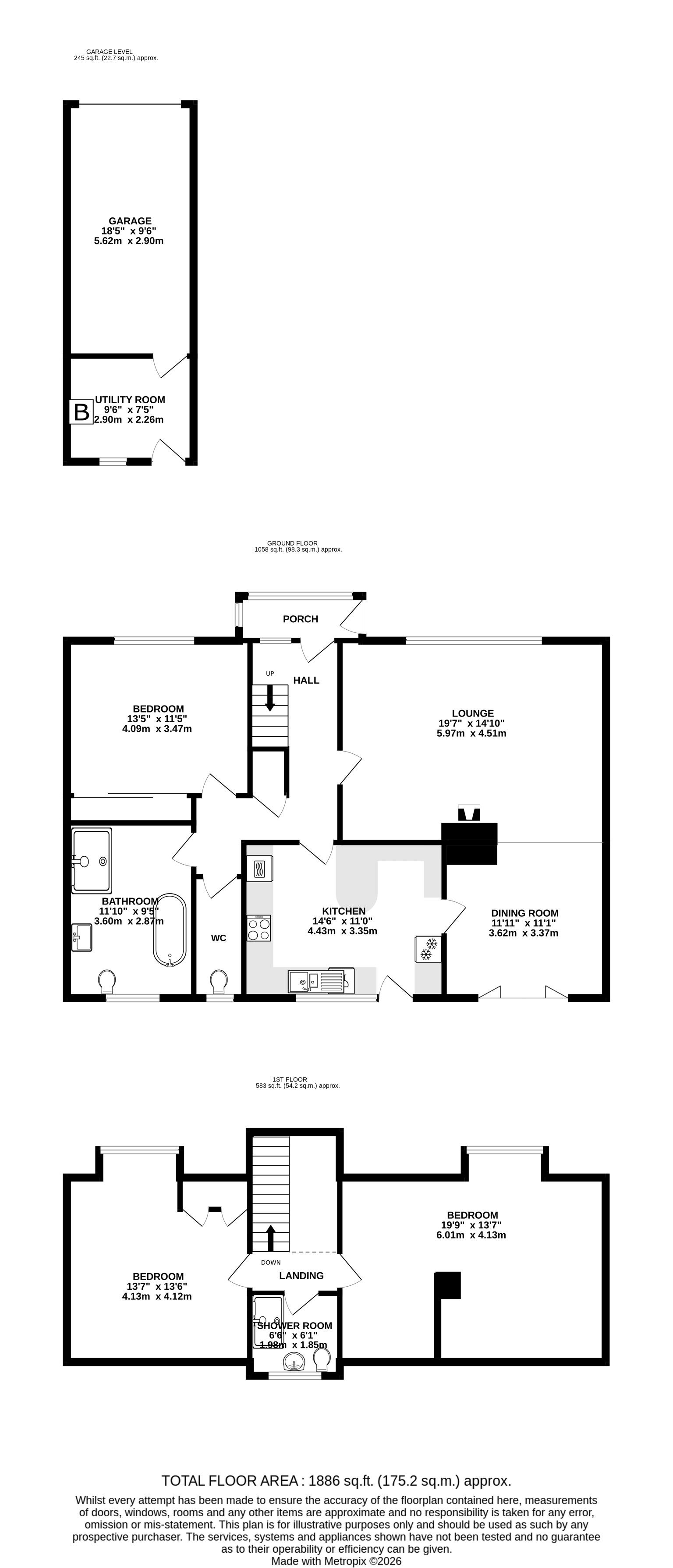 15, Helland Gardens, Penryn floorplan