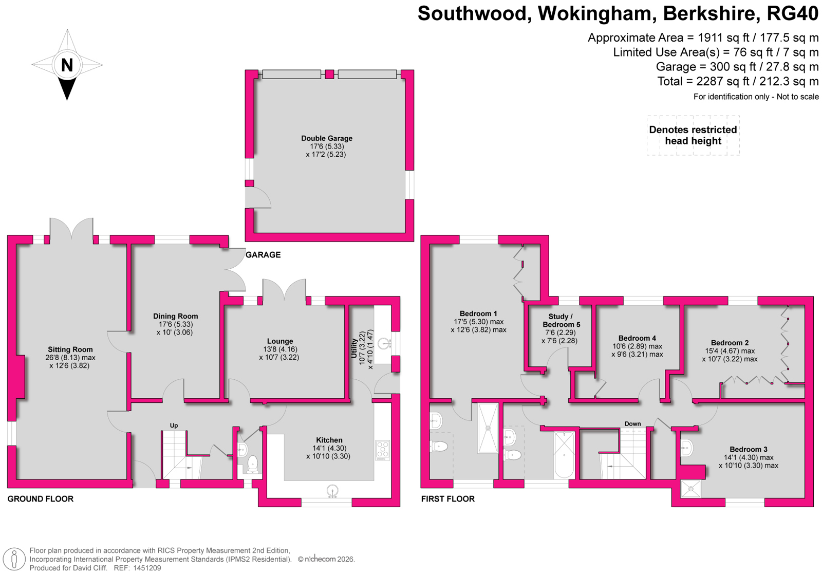 Upside House,, Southwood, Berkshire floorplan