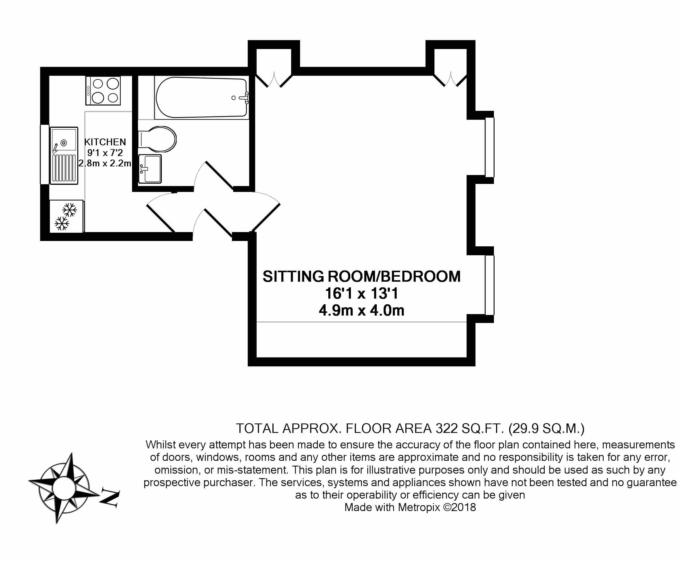 1 Bedrooms Flat for sale in Rivers Street, Bath BA1