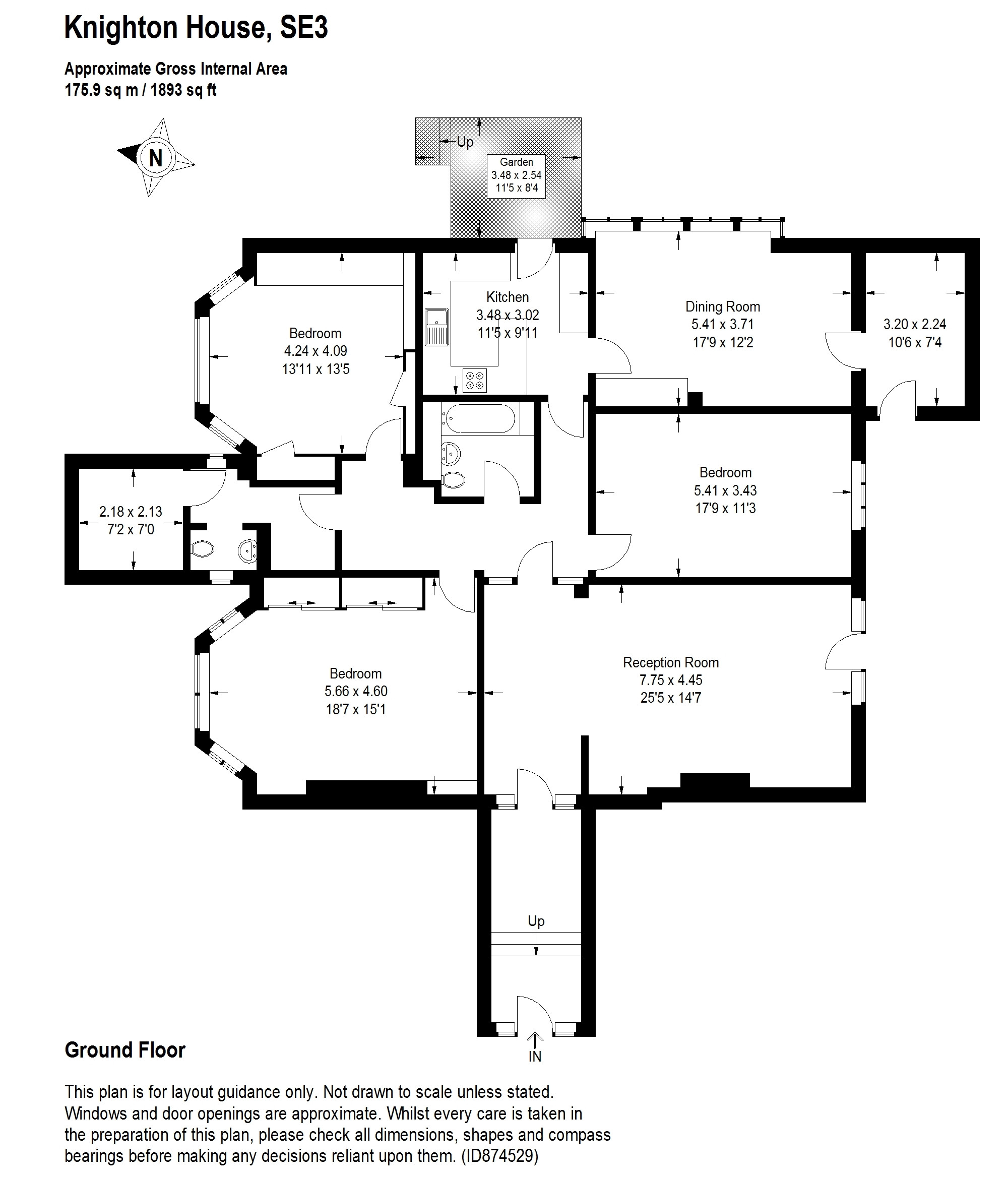 Flat 4, Knighton House, Blackheath floorplan