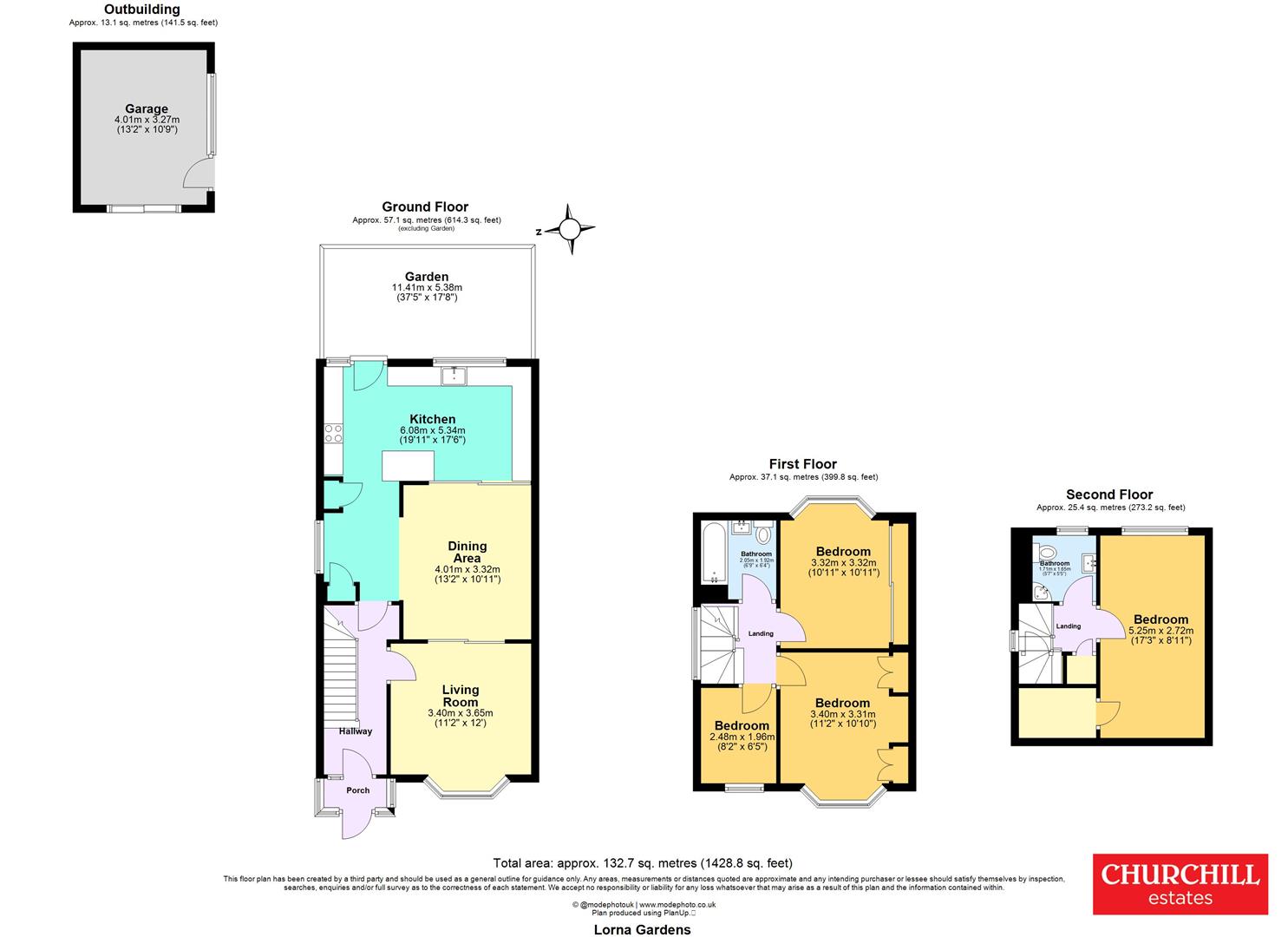 28,, Lorne Gardens, London floorplan