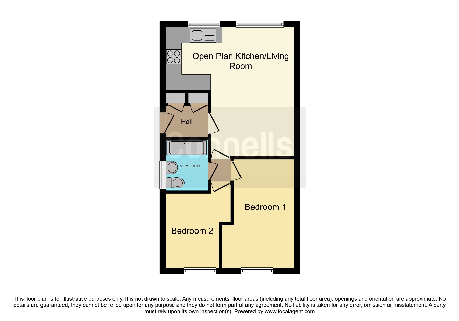 28, Butler Close, Leicester floorplan