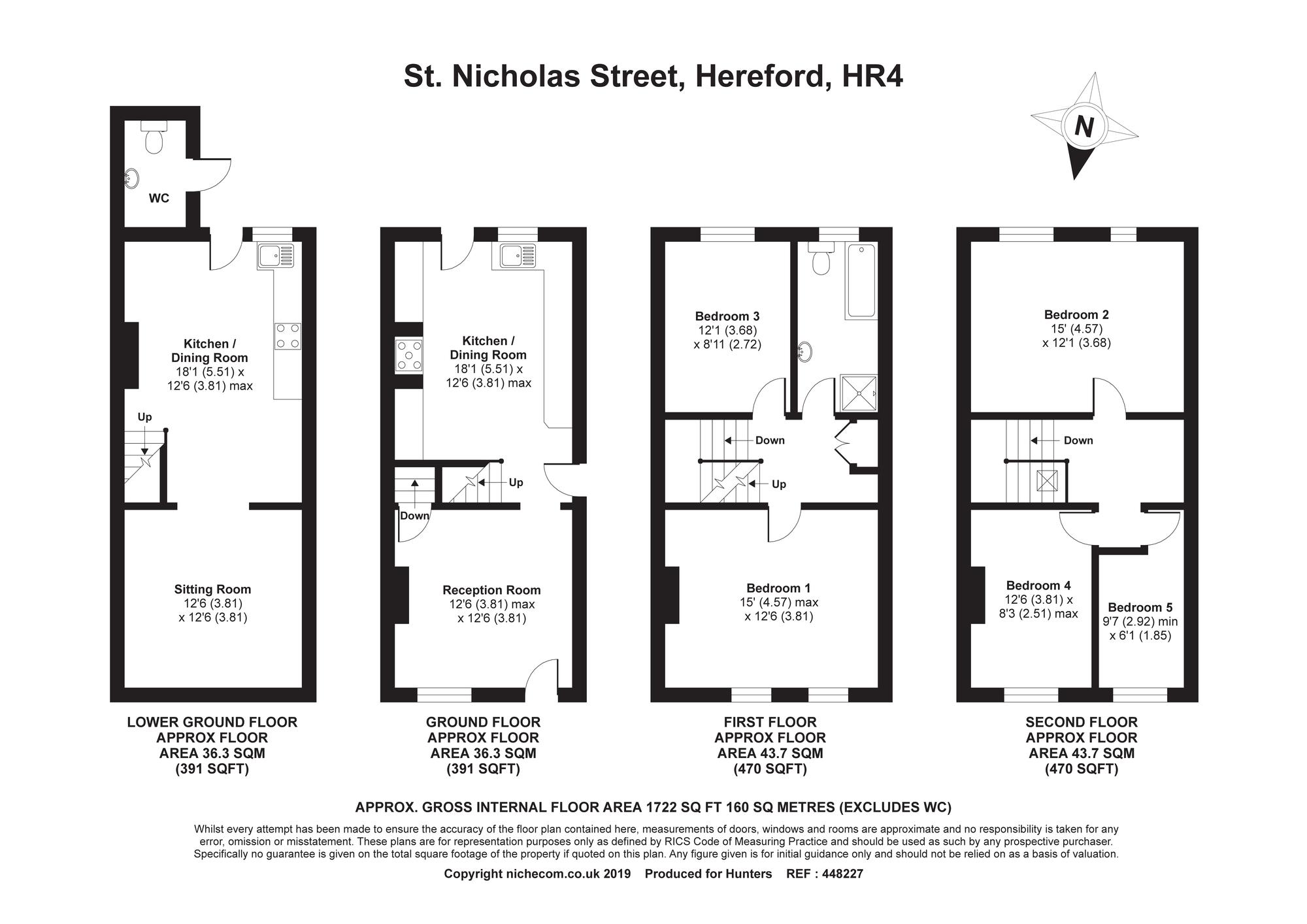 5 Bedrooms Terraced house for sale in 7 St. Nicholas Street, Hereford HR4