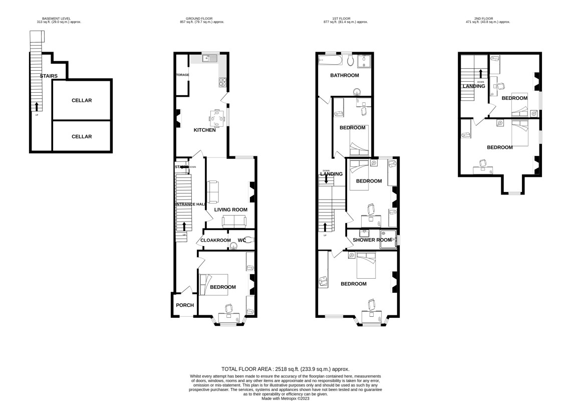 4, Seely Road, Nottingham floorplan