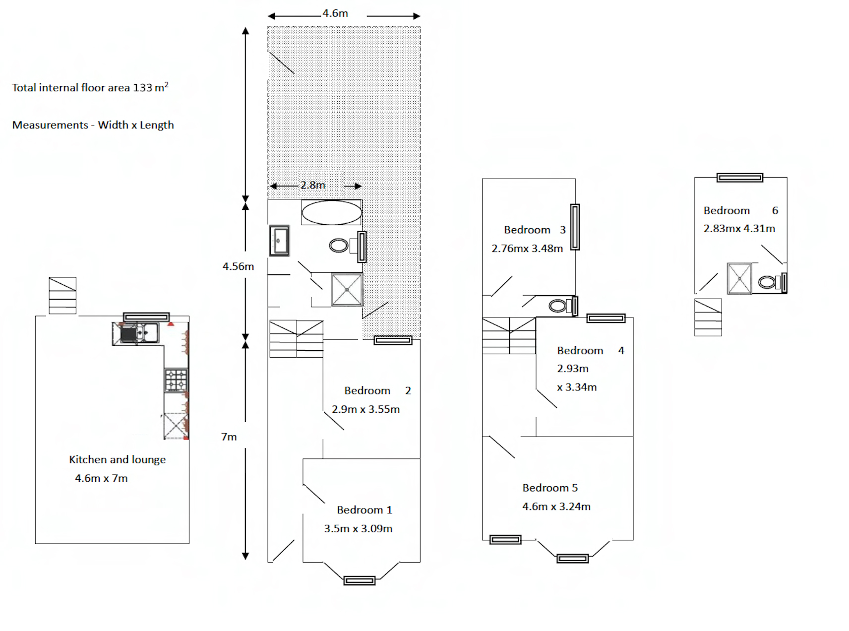 45, Mossford Street, London floorplan