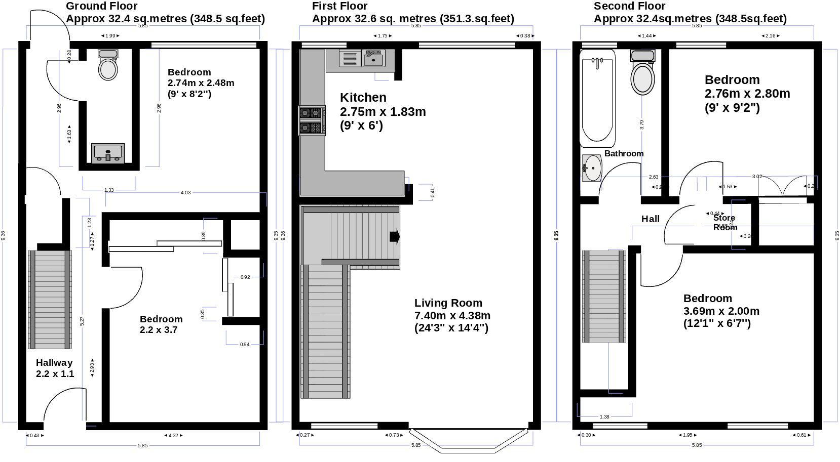 3 Hawthorns, Woodford Green floorplan