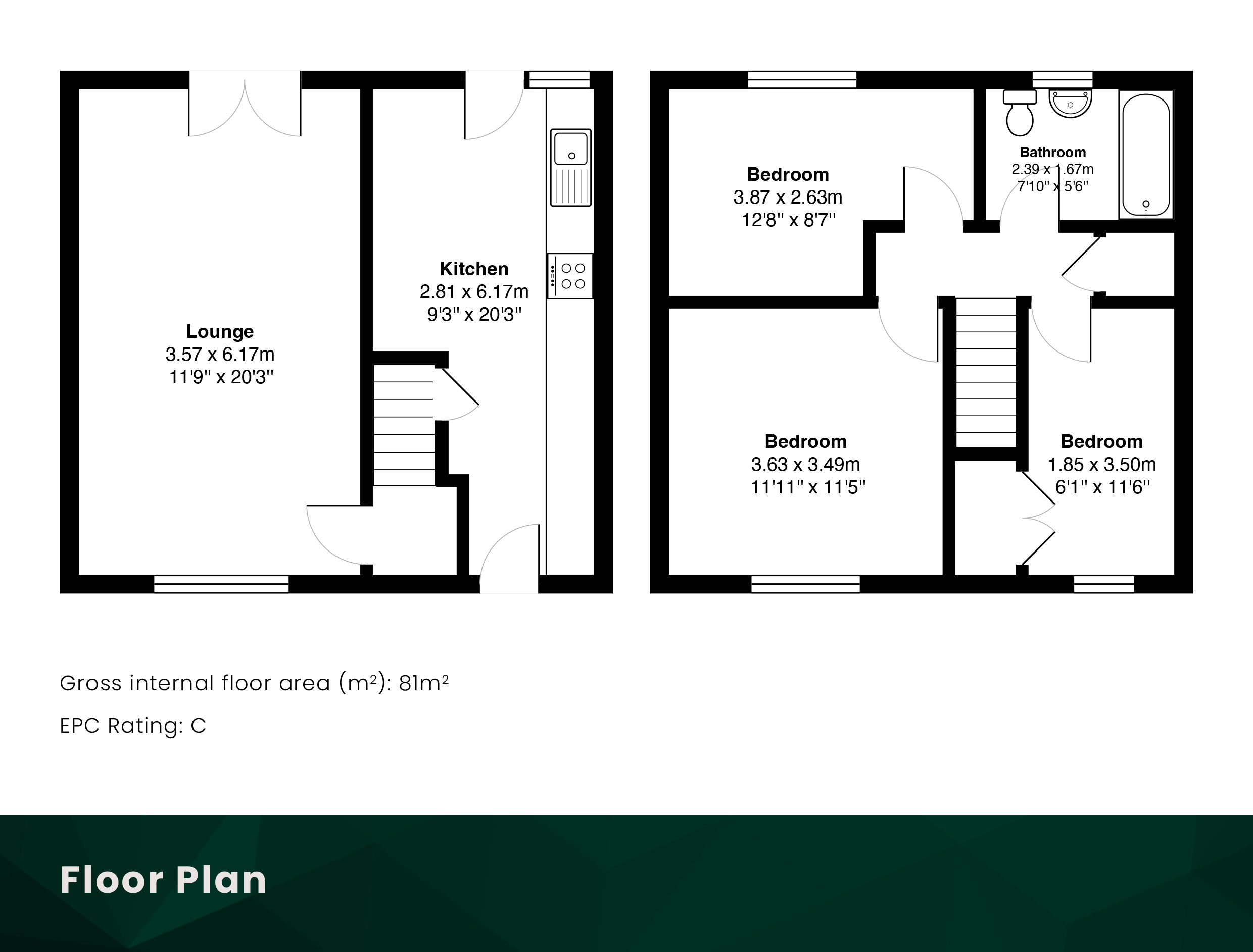 Stewart Gardens, Edinburgh floorplan