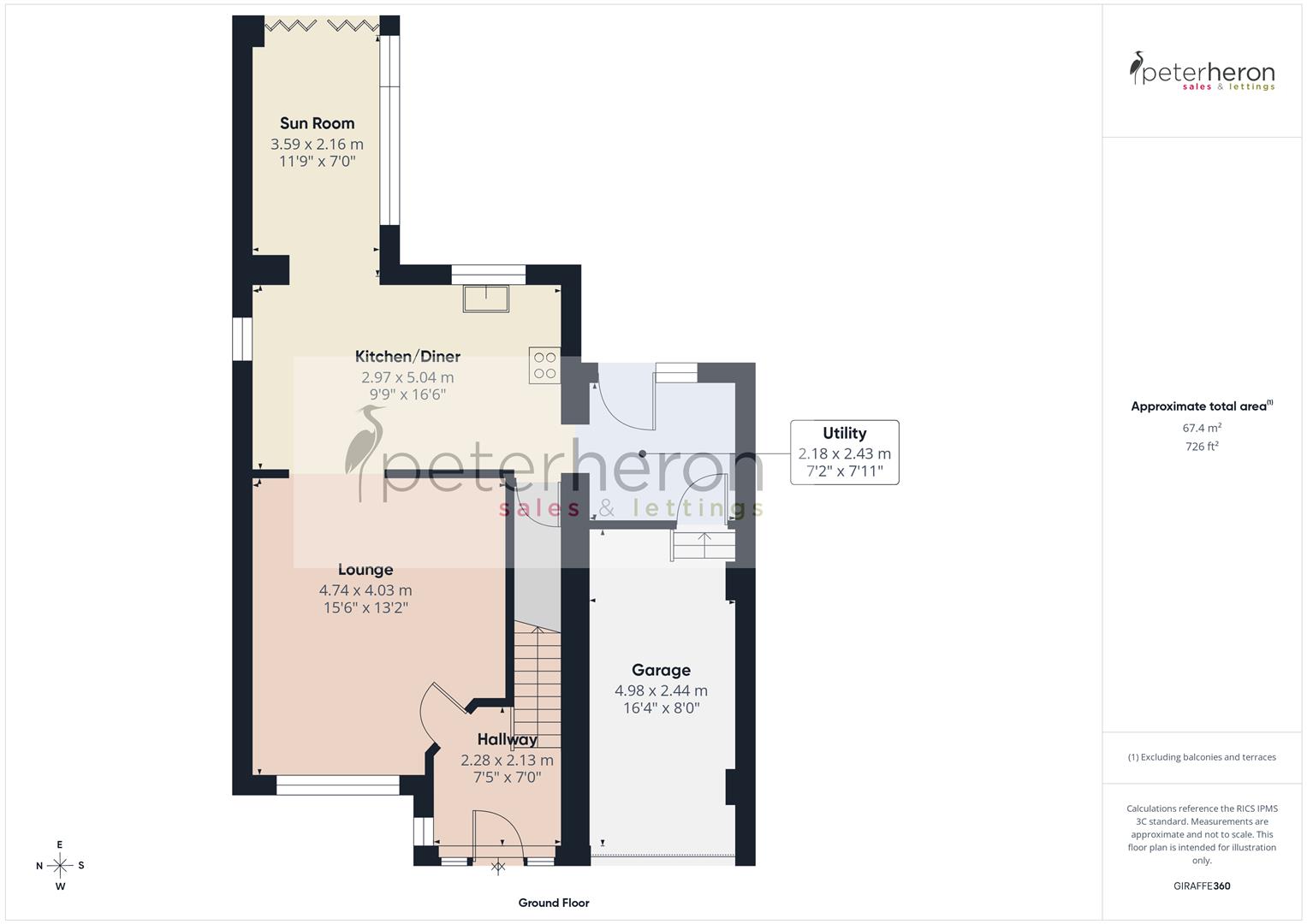 32, Kirkwall Close, Sunderland floorplan