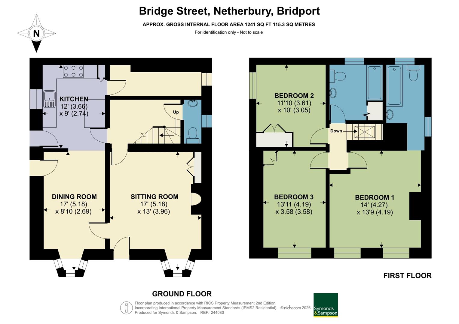Old School House, Bridge Street, Bridport floorplan