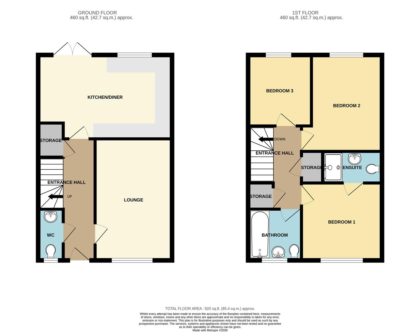22, Jazz Lane, Basildon floorplan