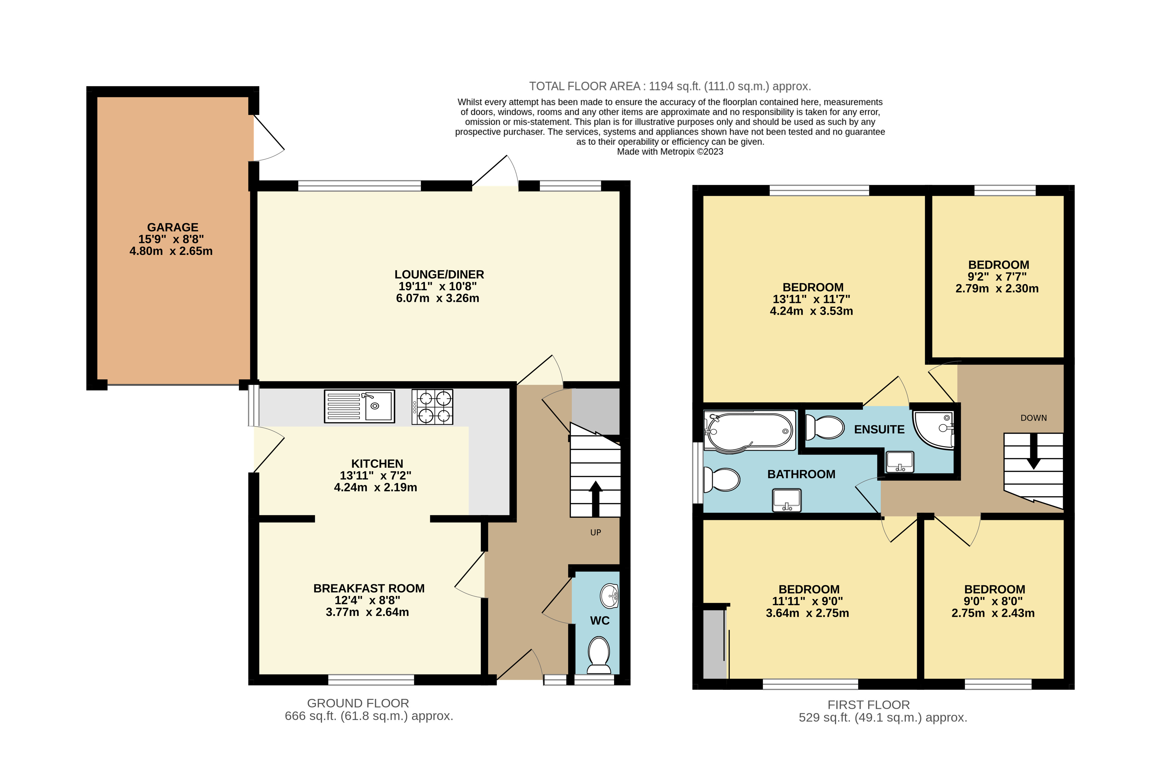 15, Gleneagles Drive, Bristol floorplan