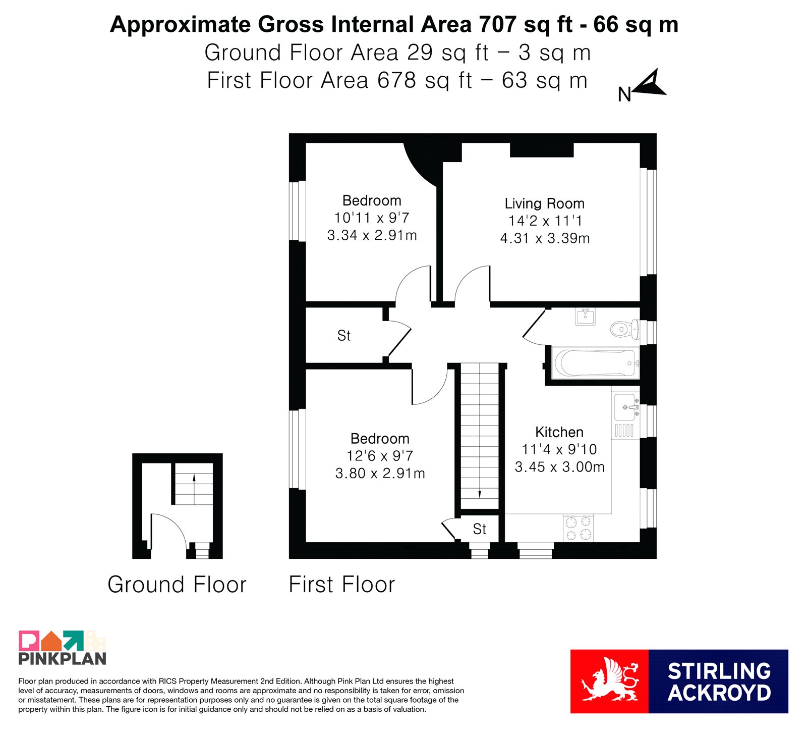 25A, Miller Road, Croydon floorplan