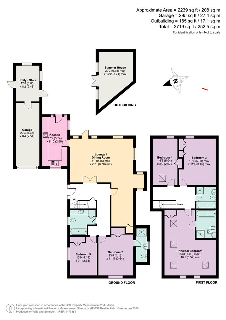 Little Thickets,, Forest Road, East Horsley floorplan
