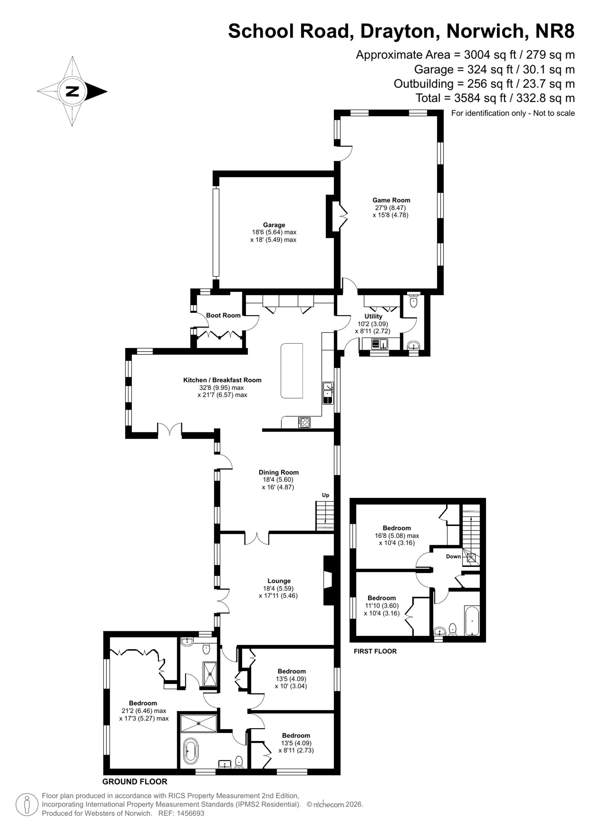 42 School Road, Norwich floorplan