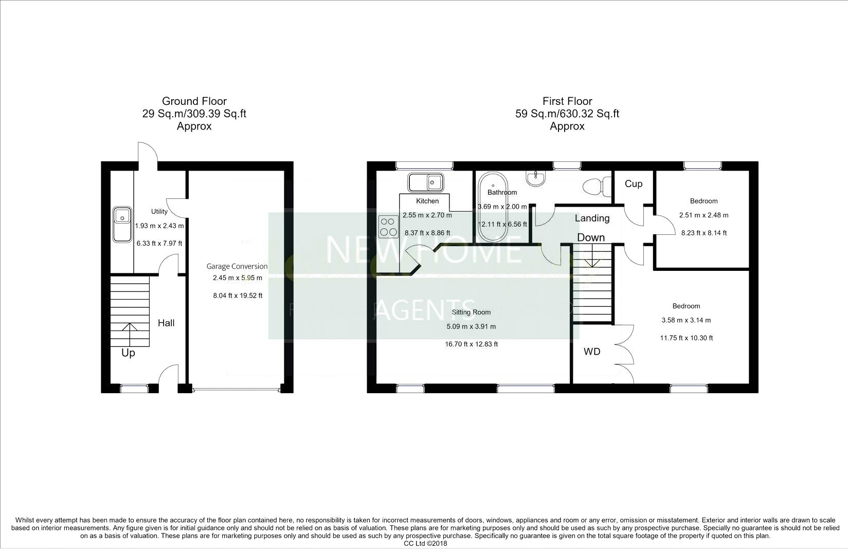 15, Kappler Close, Nottingham floorplan