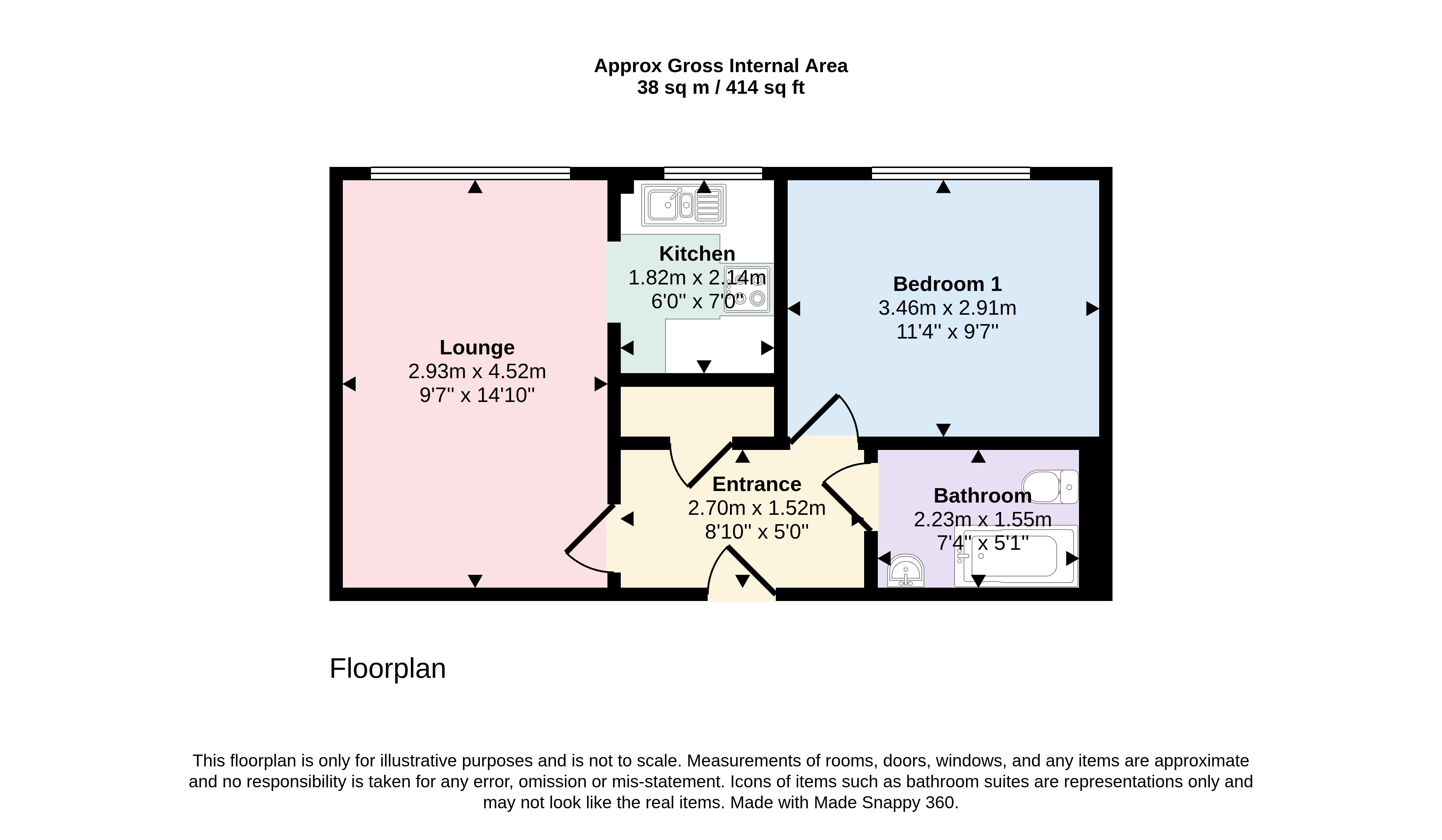 9 Reynard Court,, Parkstone Road, Dorset floorplan