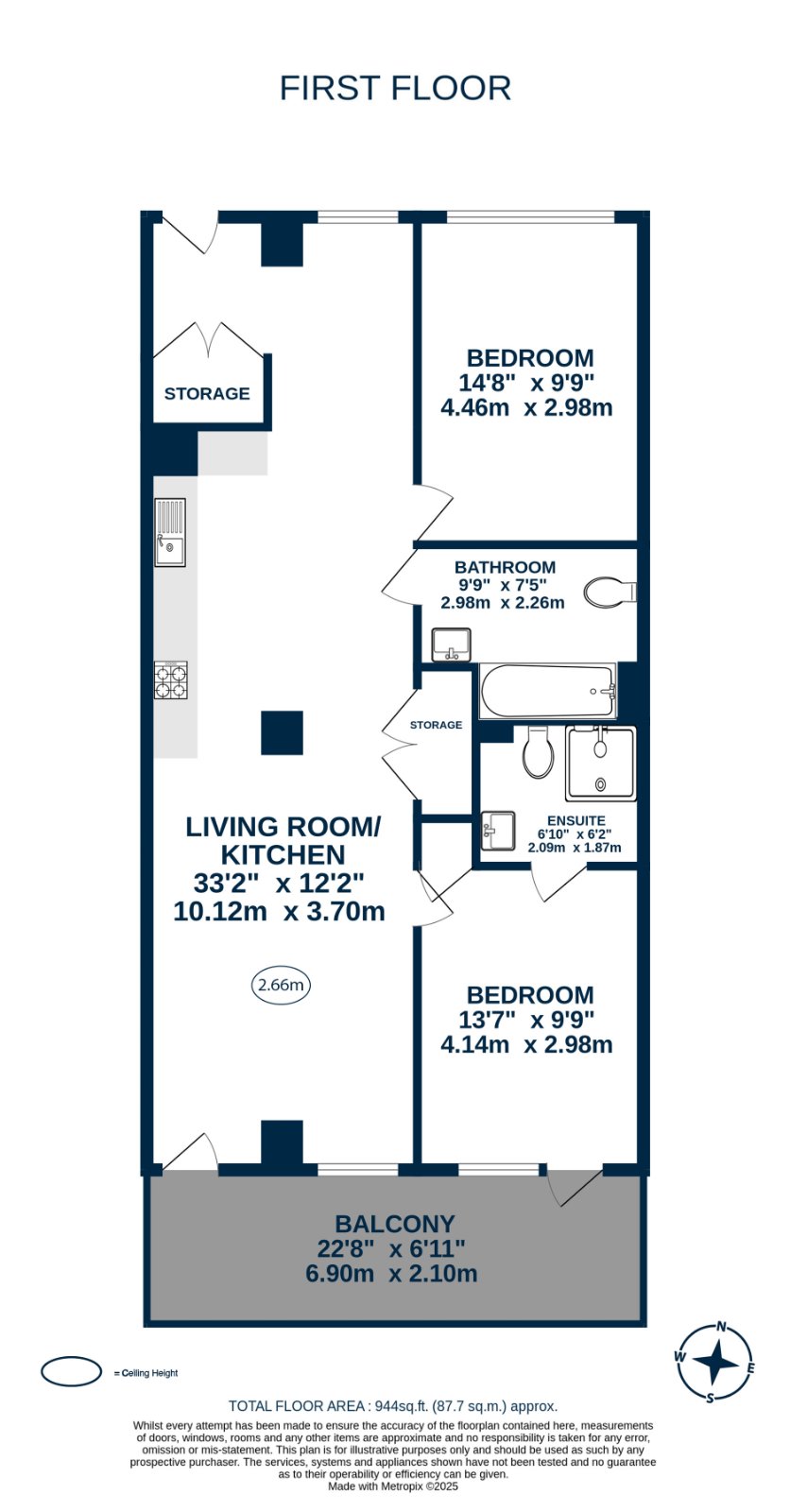 Ilford Hill, London floorplan