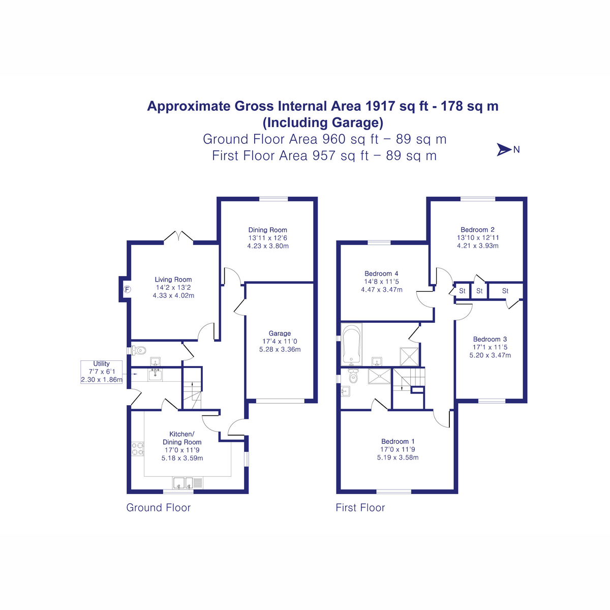 9, The Crossway, Ardley floorplan