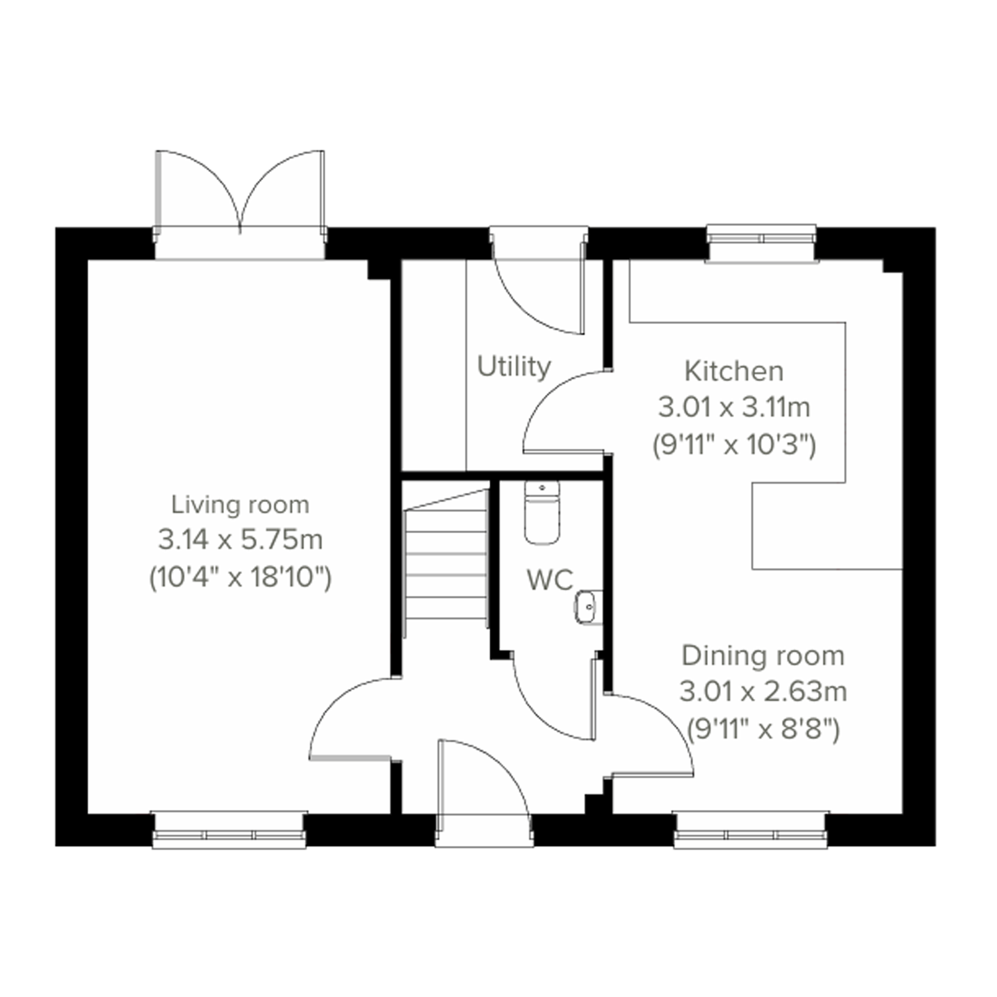 142, Clovelly Road, Bideford floorplan