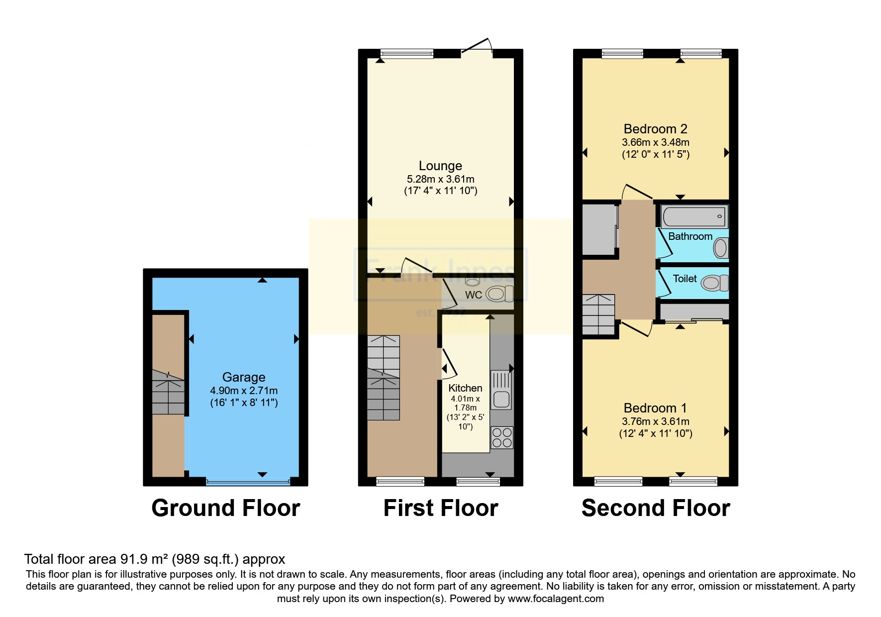 105, Warner Street, Derbyshire floorplan