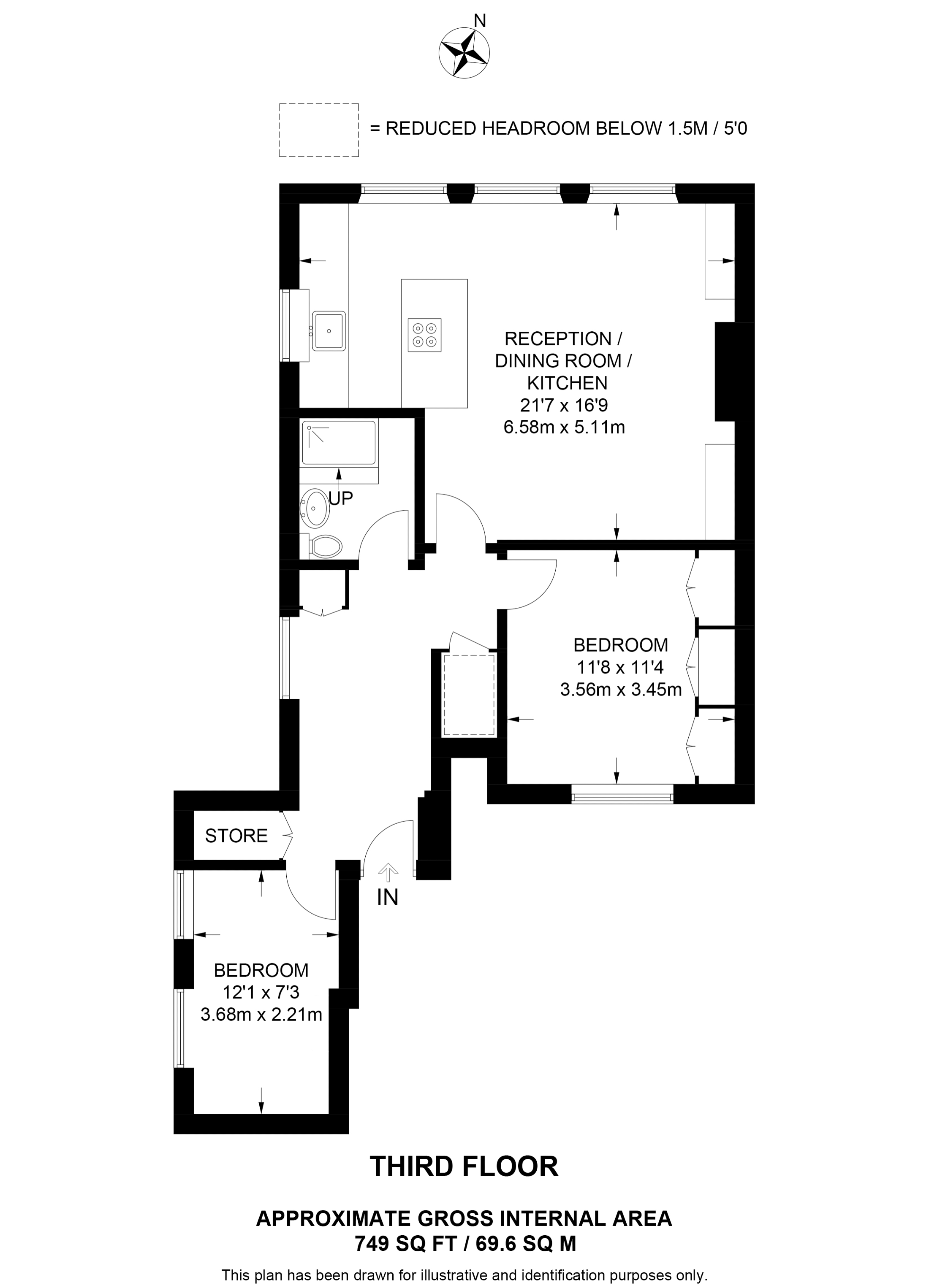 Redcliffe Square, Chelsea floorplan