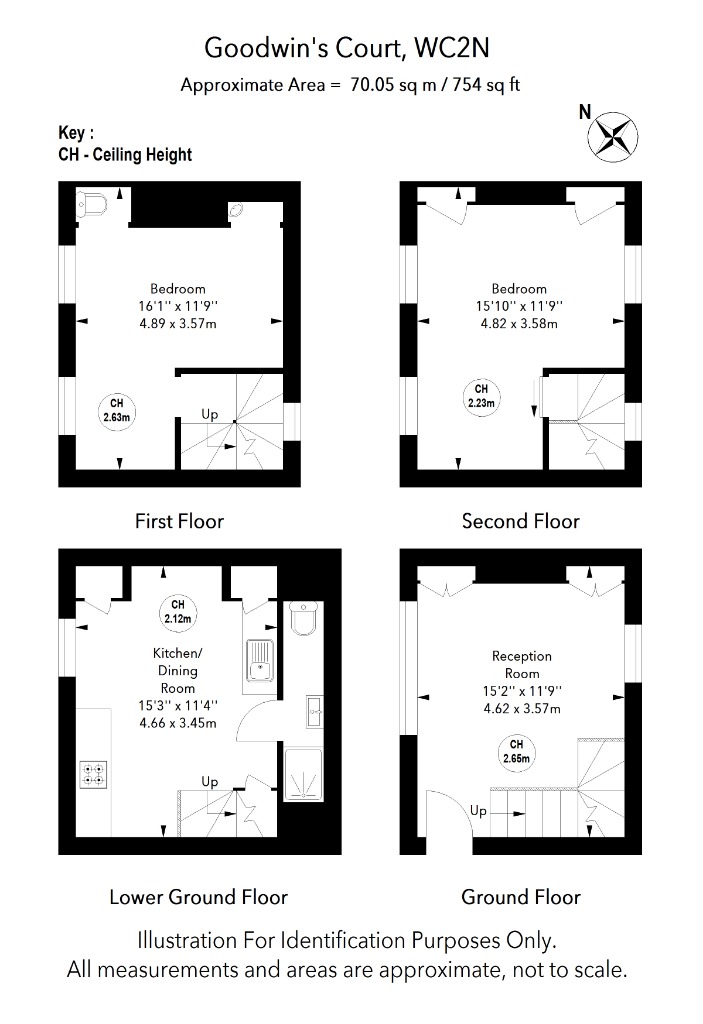 1, Goodwin's Court, London floorplan