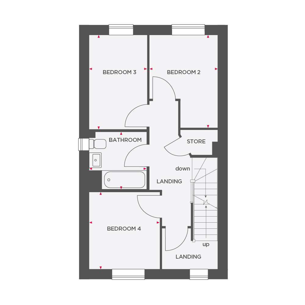 76, Off Great Stoke Way, Harry Stoke floorplan