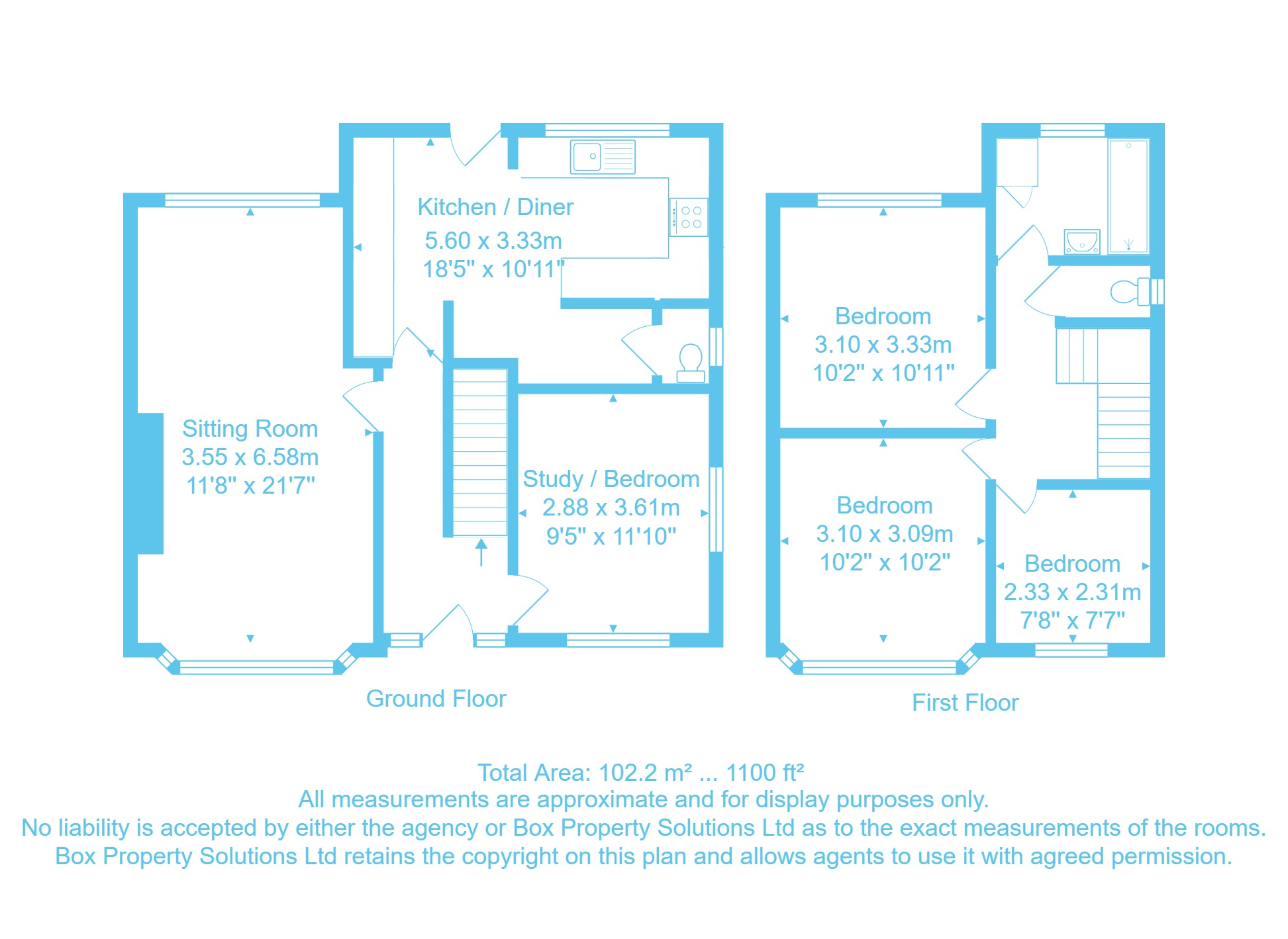 23, Roundhill Mount, West Yorkshire floorplan