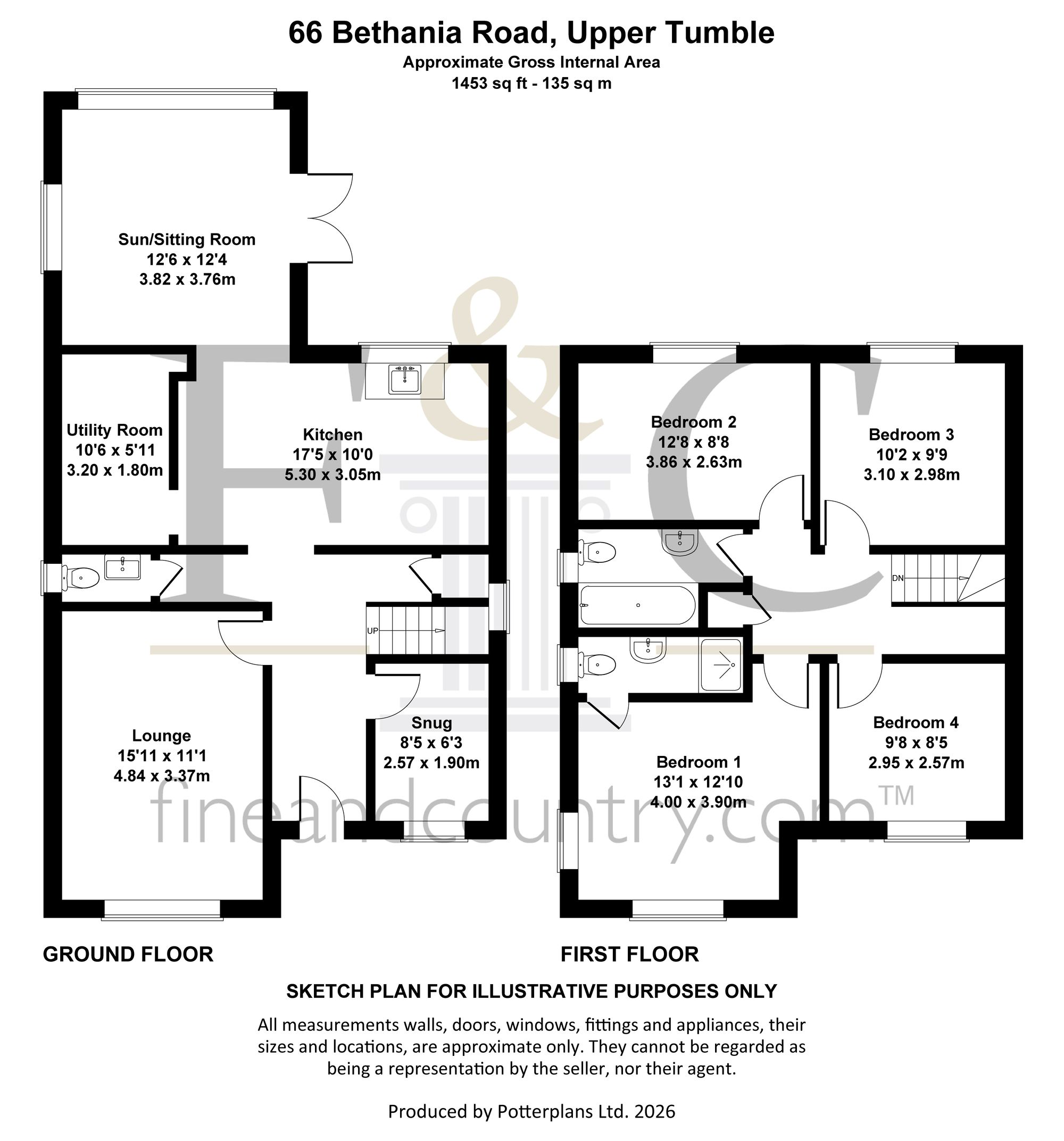 66 Bethania Road, Llanelli floorplan