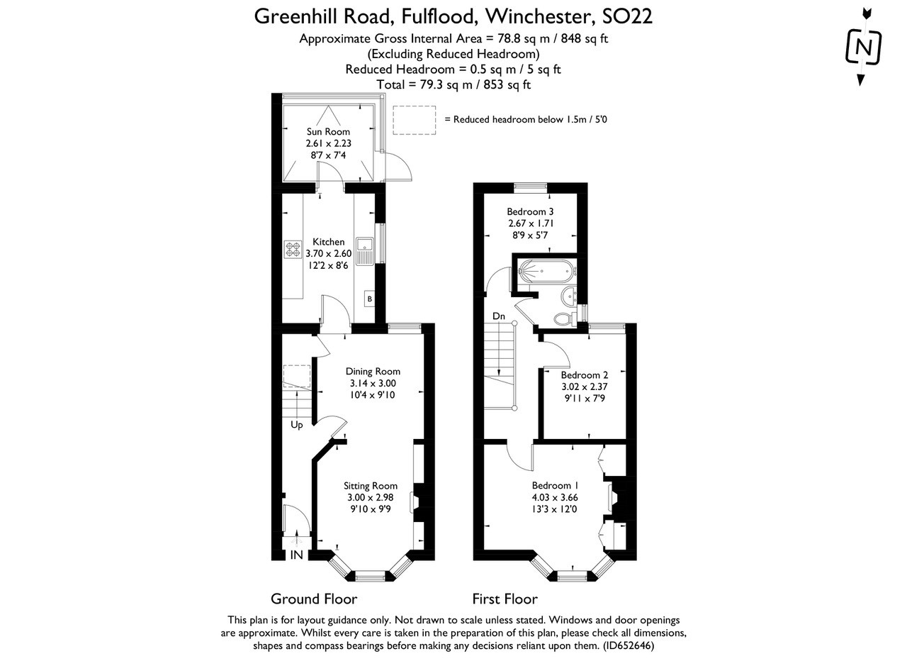 Greenhill Road, Winchester SO22, 3 bedroom terraced house for sale