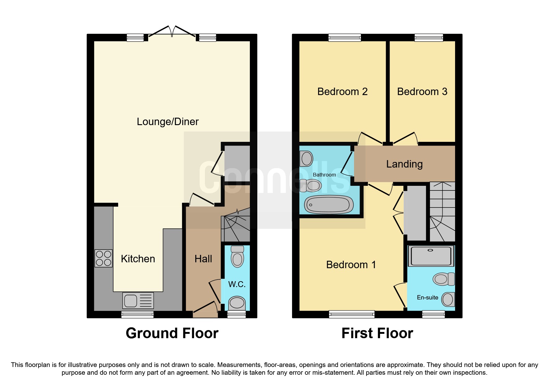 Nye Close, Broadbridge Heath, Horsham RH12, 3 bedroom end terrace house