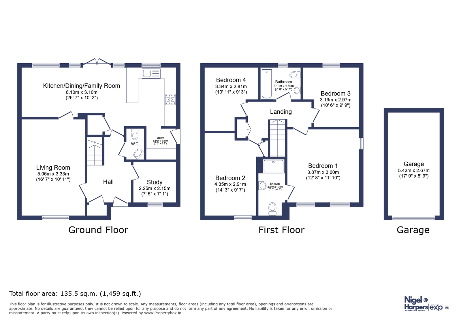 7, Merchant Way, Morpeth floorplan