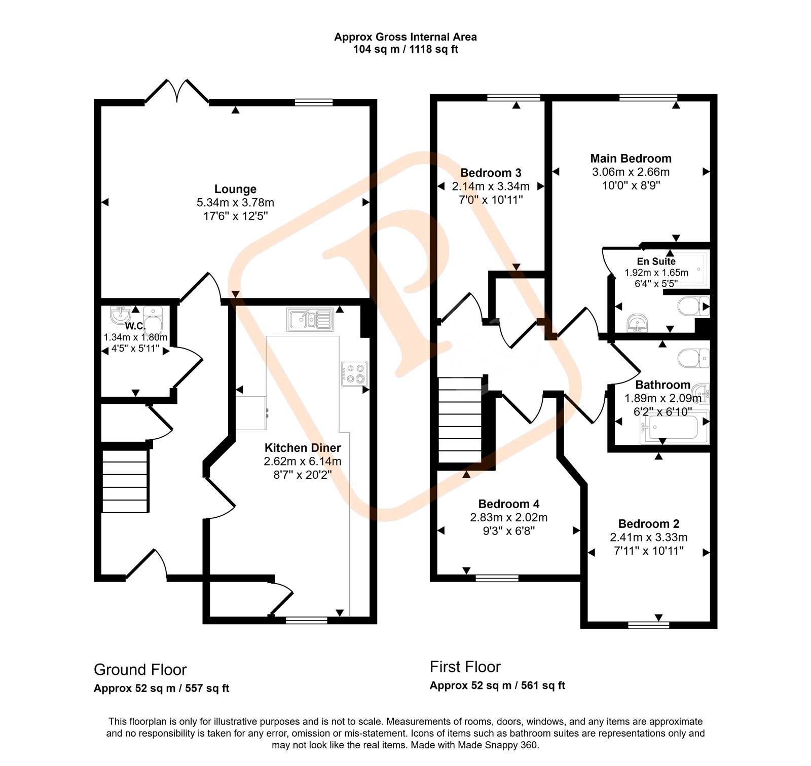 1, Rook End, Colchester floorplan