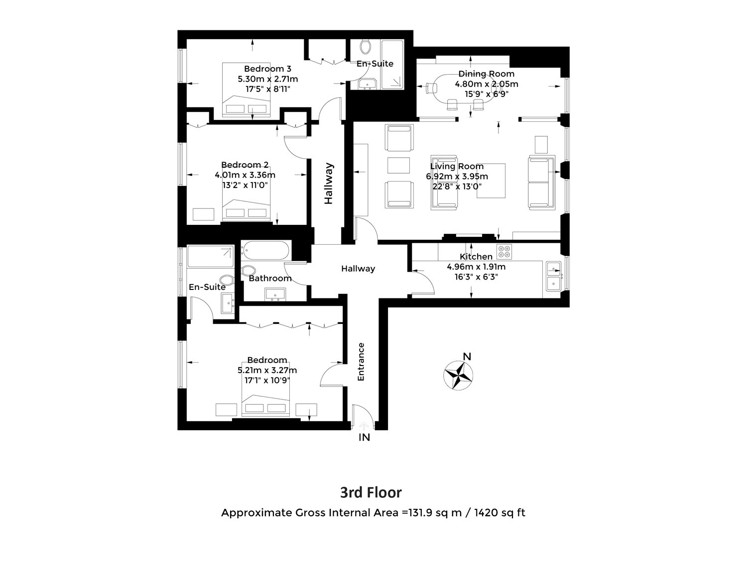 3 Bedrooms Flat to rent in Rutland Gate, Knightsbridge, London SW7
