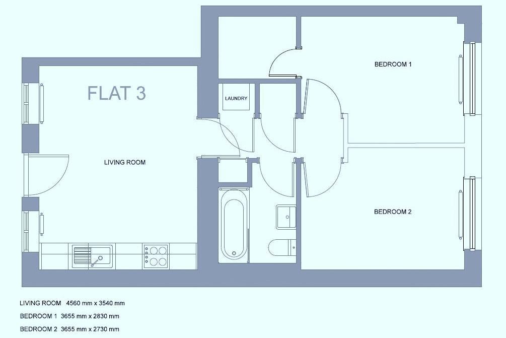 3, Orchard Buildings, Bridgwater floorplan