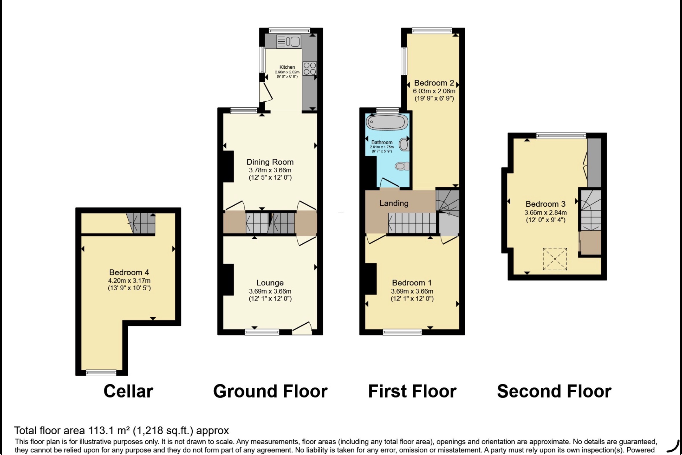 23, Ratcliffe Road, Sheffield floorplan