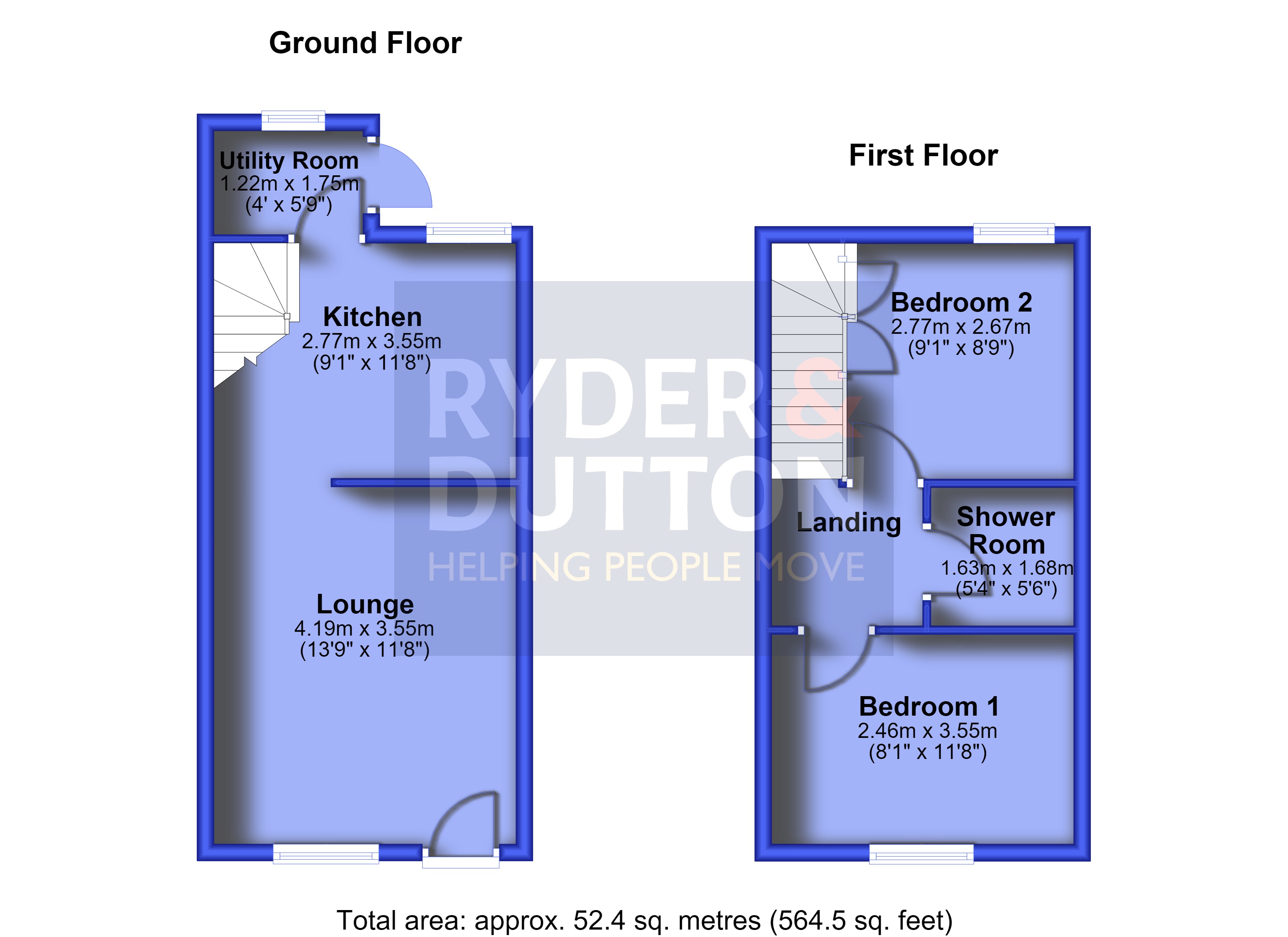 69, Cliffe Road, Derbyshire floorplan