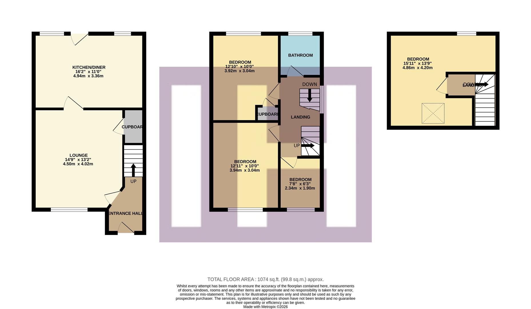 33, Bracknell Road, Stockton-On-Tees floorplan