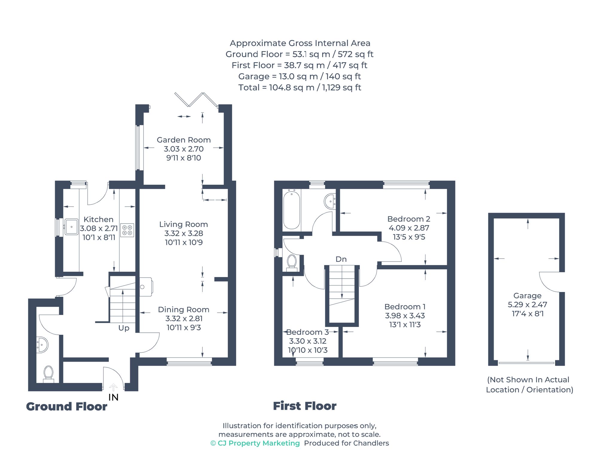 8 Twinwoods, Stevenage floorplan