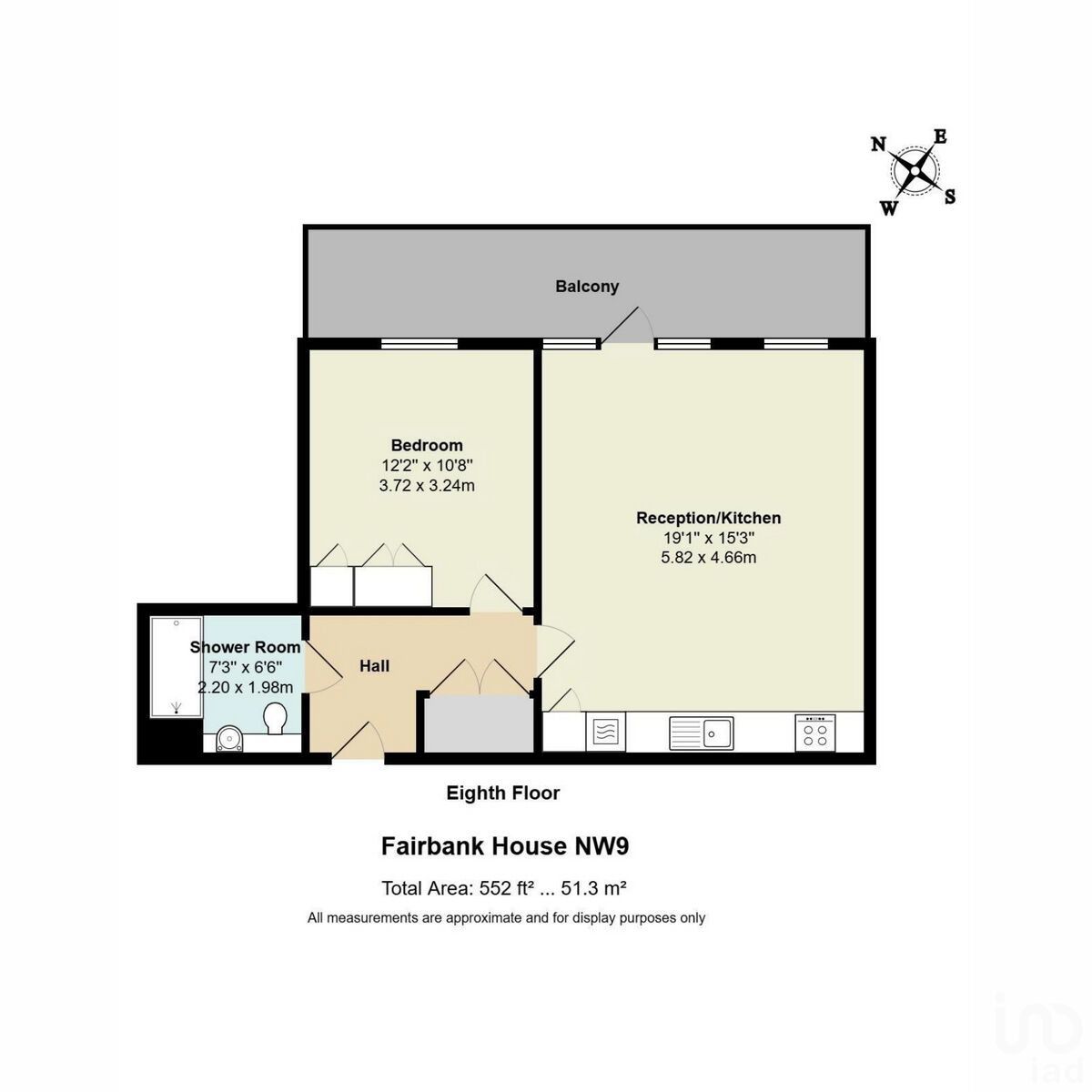 Flat Flat 129, 13, Beaufort Square, London floorplan