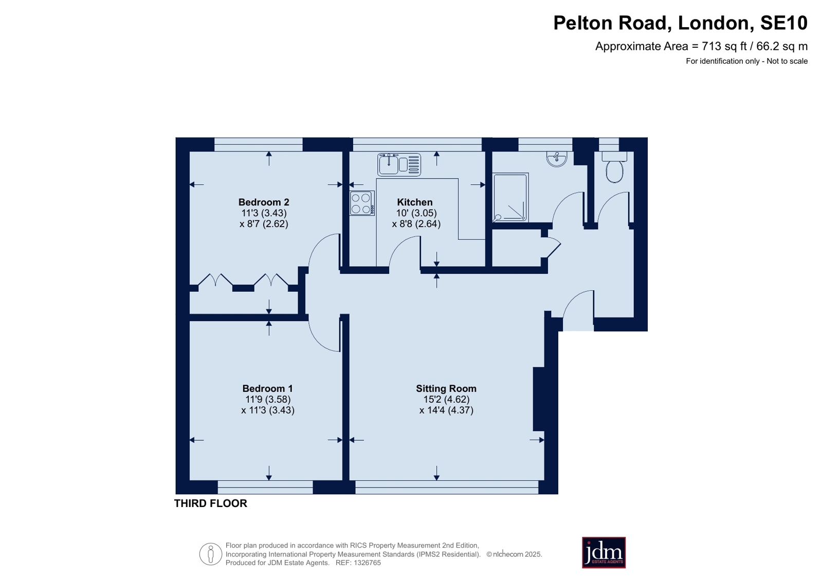 97, Pelton Road, London floorplan
