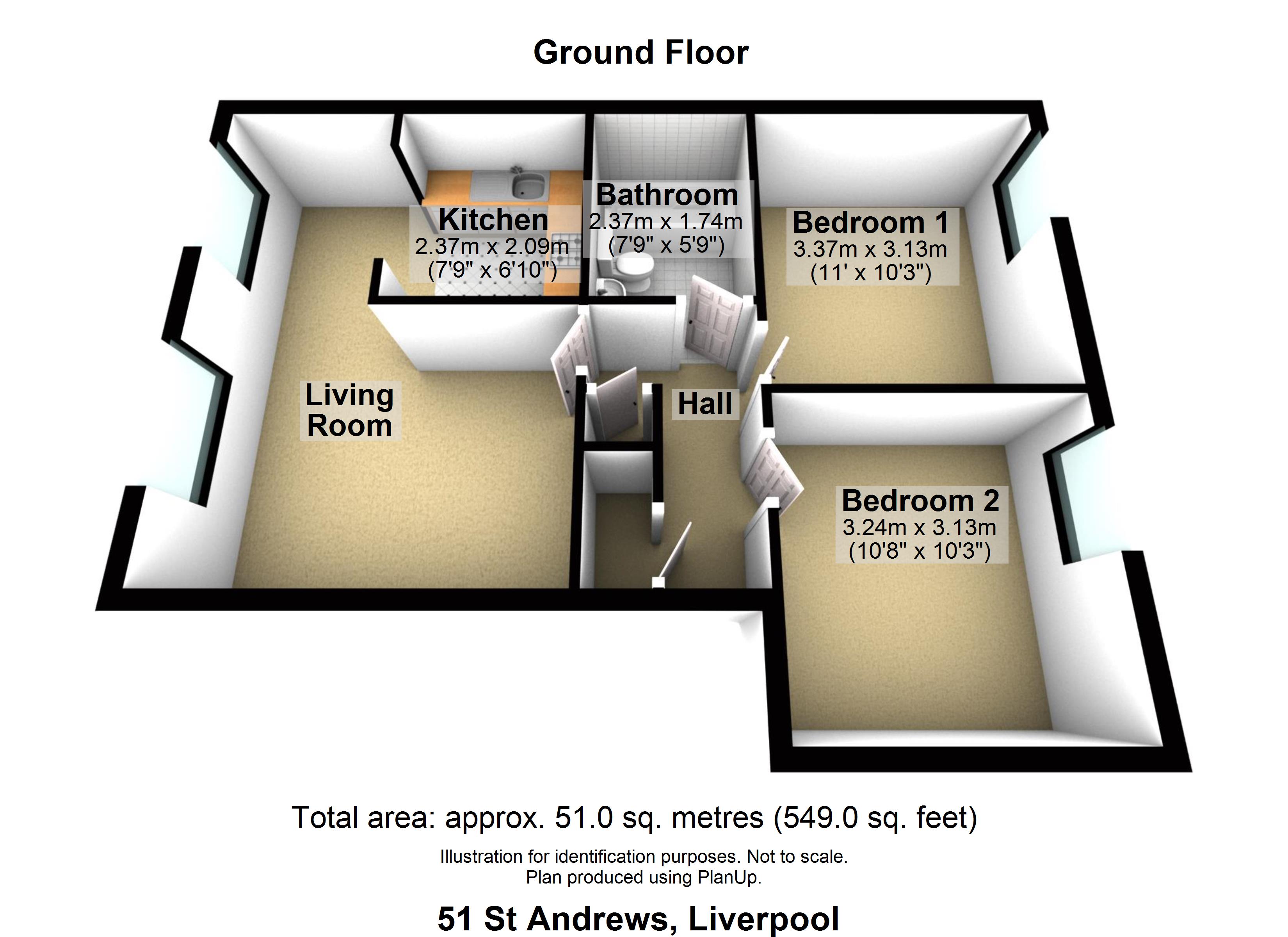St. Andrew Street, Liverpool L3, 2 bedroom flat to rent 61934408 PrimeLocation