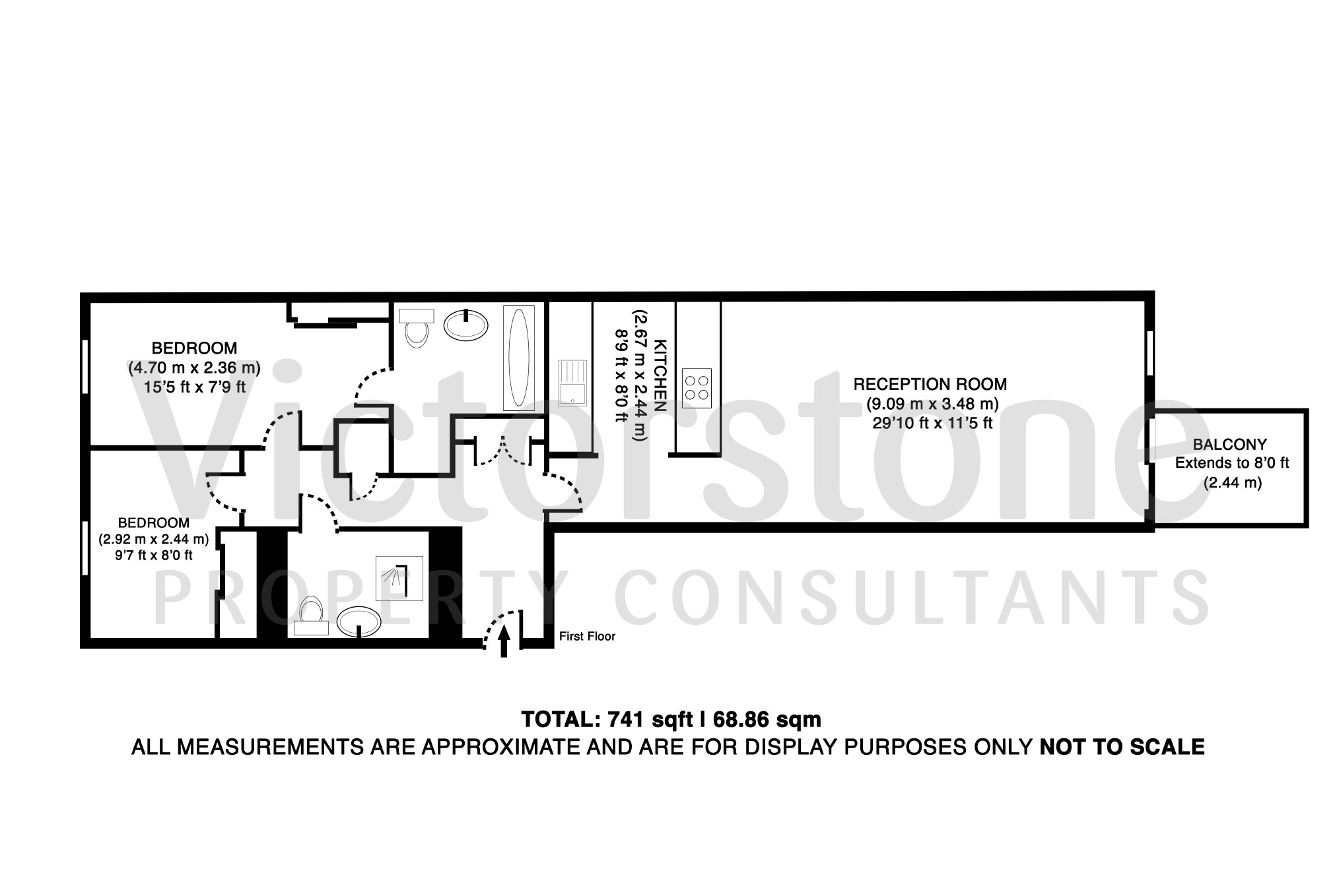 2 Bedrooms Flat to rent in Graham Street, Angel, London N1