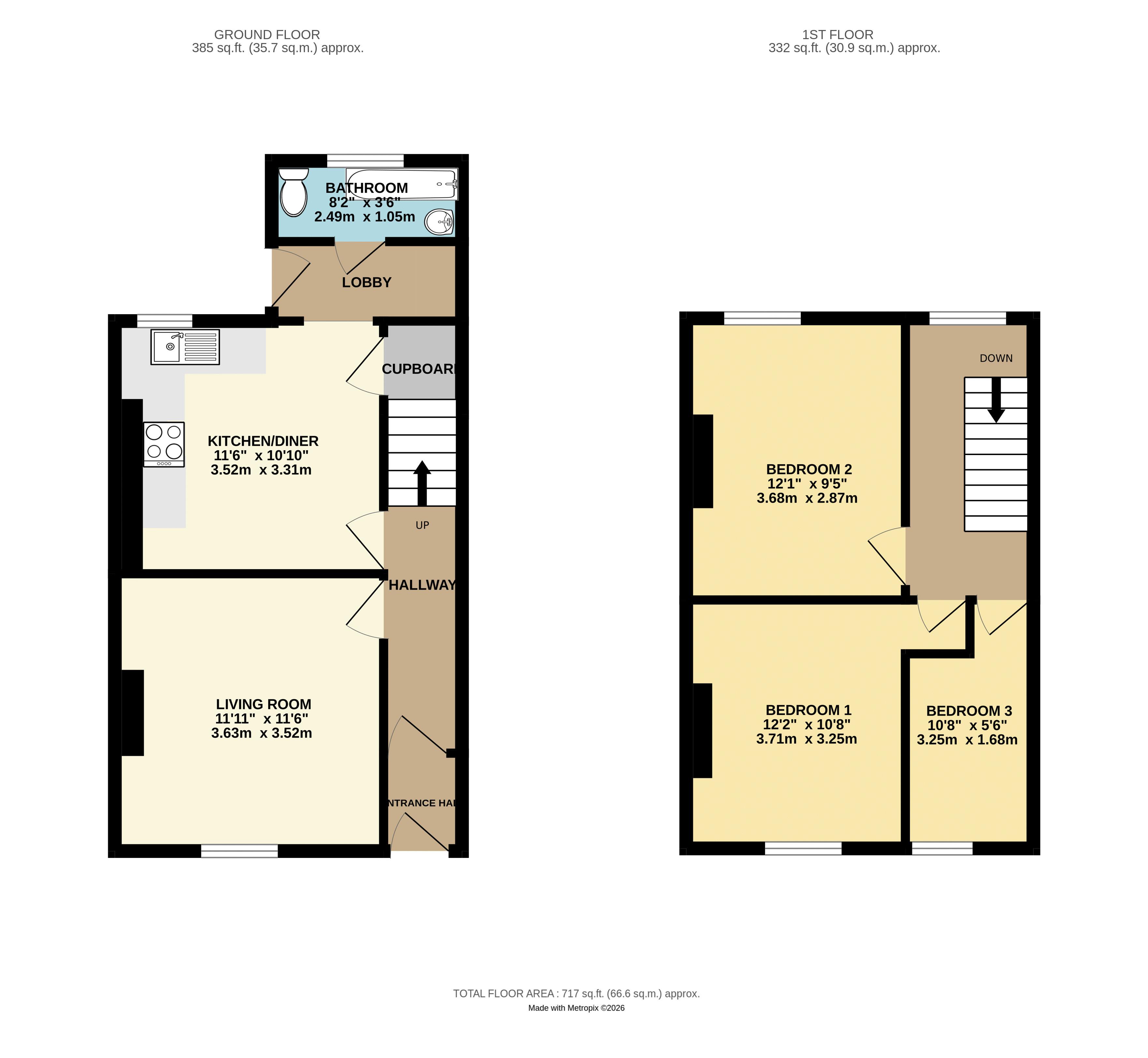 32, Corporation Road, Plymouth floorplan