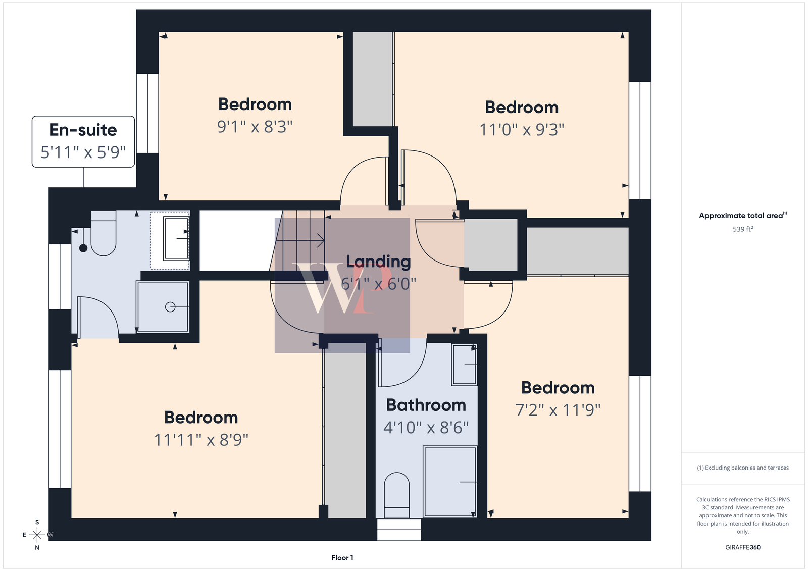 30, Scholars Walk, Diss floorplan
