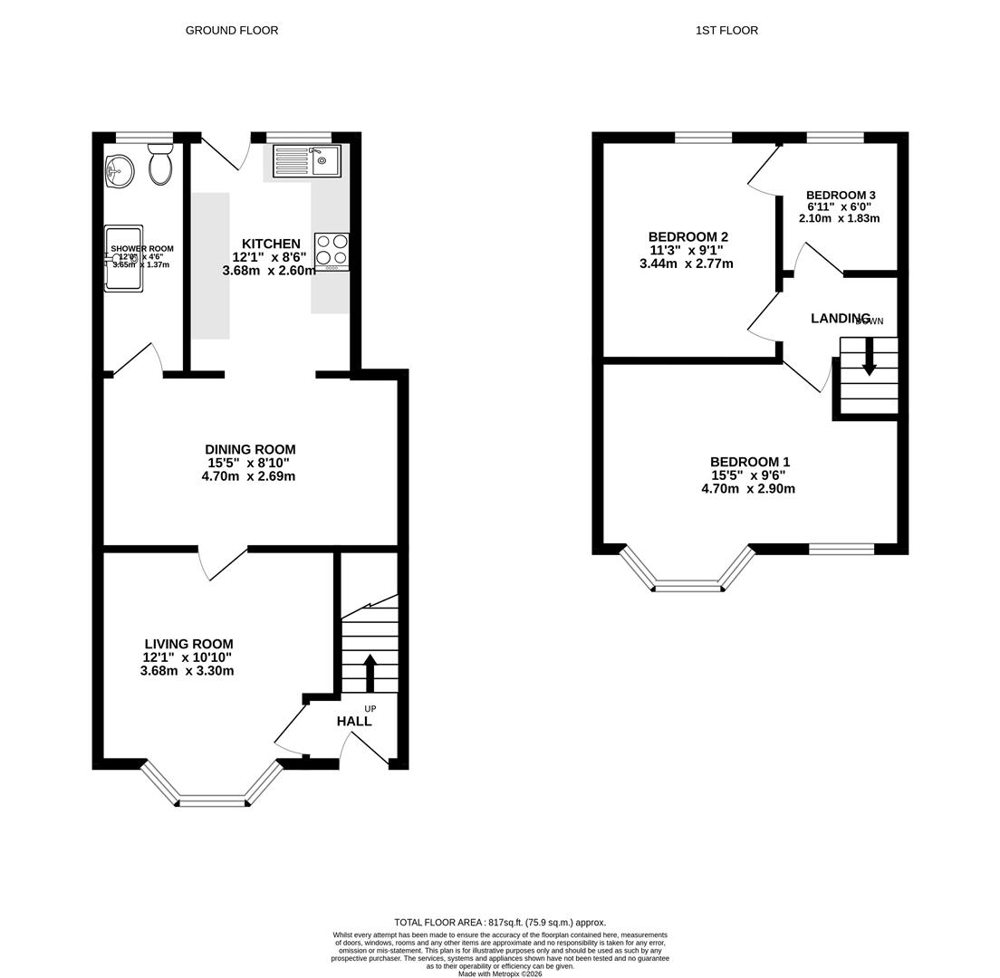38, Nelson Road, Hull floorplan