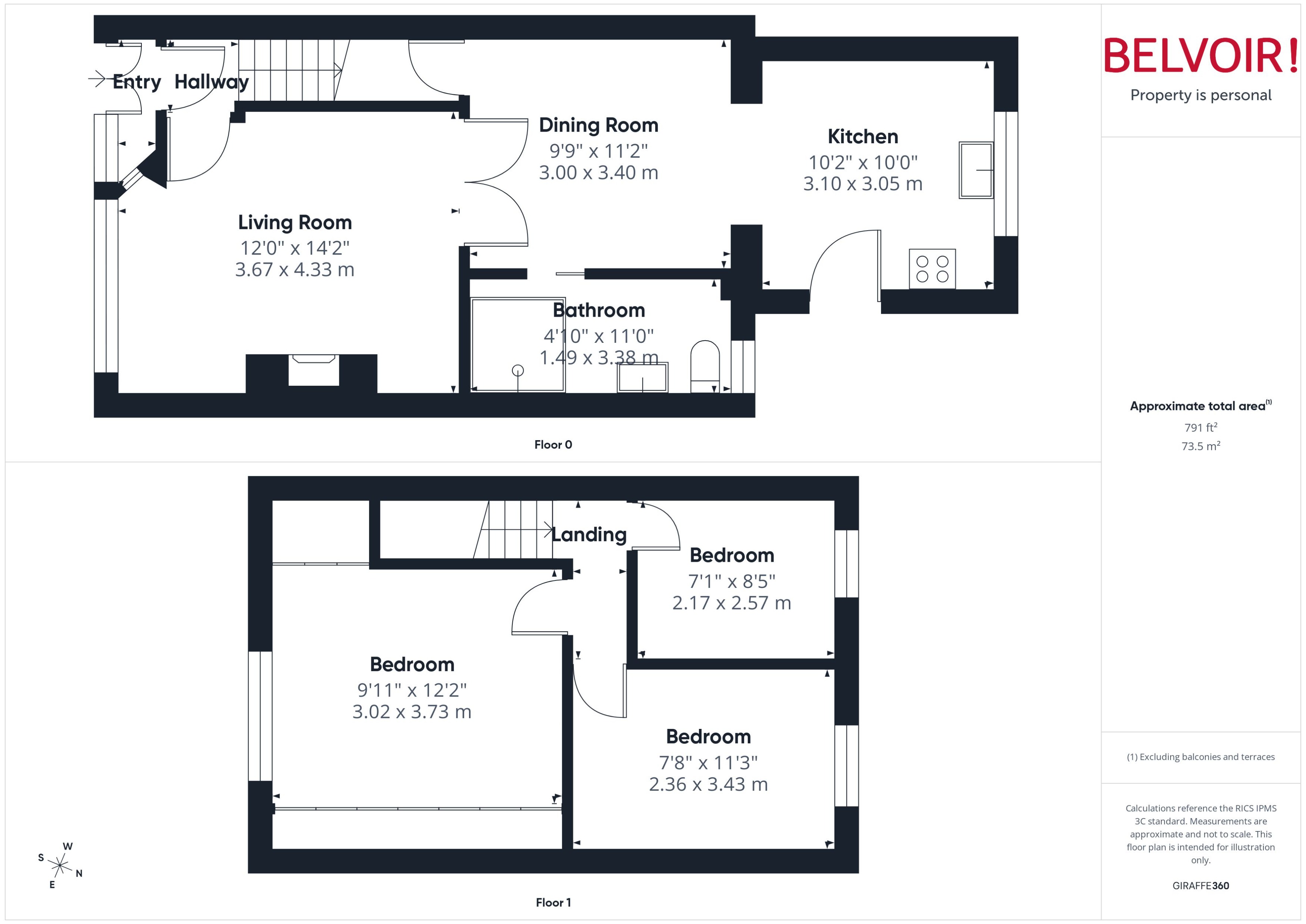 196, Park Street, Haydock floorplan